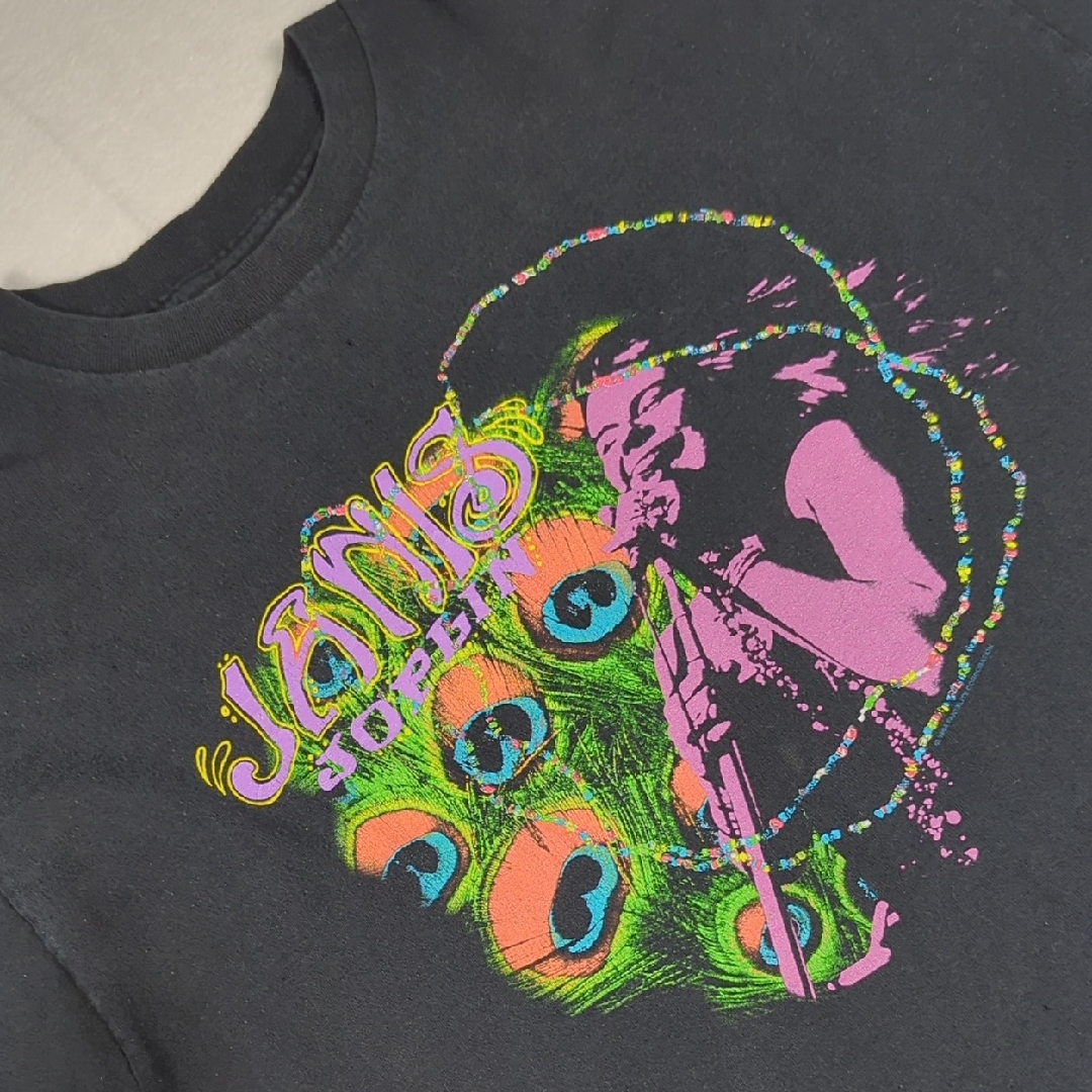 Vintage 90's Allsport Janis Joplin Single Stitch Preshrunk T-Shirt Women Xl